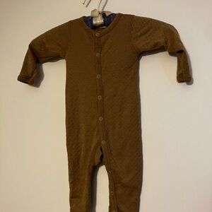 SISKIN Merino Wool + Silk Pointelle Onesie